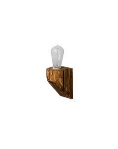 Настенный светильник querk коричневый 10 0x15 0x10 0 см Ruwoo