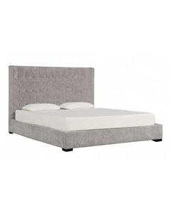 Кровать с каретной стяжкой nevada grey серый 172x155x215 см Icon designe