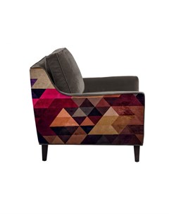 Кресло triangle коричневый 82x98x88 см Icon designe