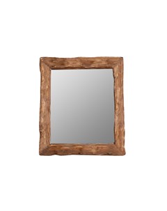 Зеркало cube коричневый 65 0x70 0x10 0 см Ruwoo