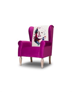 Кресло attraction розовый 80x107x77 см Icon designe