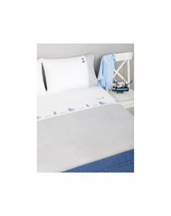 Комплект постельного белья sea dreams белый 140x205 см Luxberry