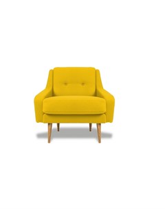 Кресло одри yellow желтый 85x85x85 см Vysotkahome