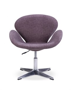 Кресло swan серый 74x82x65 см Icon designe