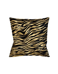 Интерьерная подушка зебра ночь мультиколор 45x45 см Object desire