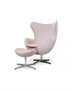 Кресло egg chair розовый 75x105x86 см Icon designe