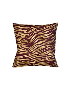 Интерьерная подушка зебра бордо мультиколор 45x45 см Object desire