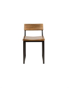 Обеденный стул geometry коричневый 42 0x72 0x40 0 см Idea