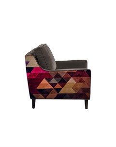 Кресло triangle коричневый 90x82x95 см Icon designe