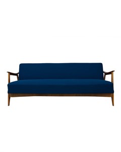 Спальный диван фрида синий 215x75x78 см Vysotkahome