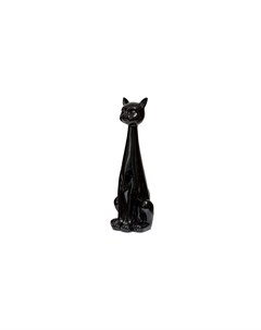 Статуэтка черный кот черный 54 см Garda decor