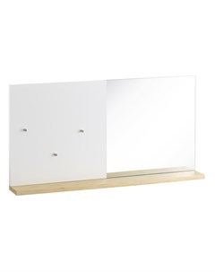 Зеркало настенное с полкой mihangyl белый 50 4x25 4x7 0 см To4rooms