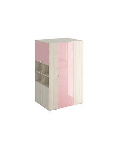 Шкаф гардероб play розовый 140x224x102 см Ogogo