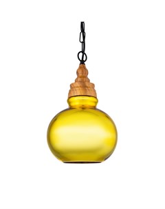 Светильник подвесной filam drop lux желтый 32 см Desondo