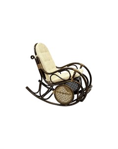 Кресло качалка коричневый 61x107x137 см Ecogarden