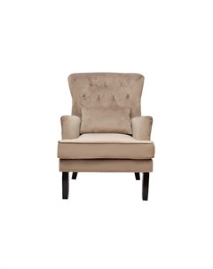 Кресло с подушкой бежевый 77x105x92 см Garda decor