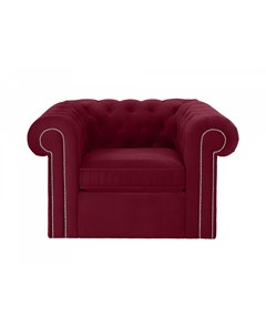 Кресло chesterfield красный 115x73x105 см Ogogo