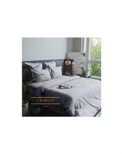 Комплект постельного белья финский залив серый 200x220 см Vanillas home