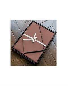 Комплект постельного белья бельгийский шоколад коричневый 200x220 см Vanillas home