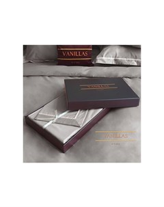Комплект постельного белья замки лауры серый 180x210 см Vanillas home