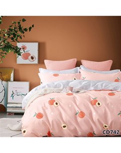 Постельное белье 1 5 спальный комплект arlet розовый 45x35x8 см Kingsilk
