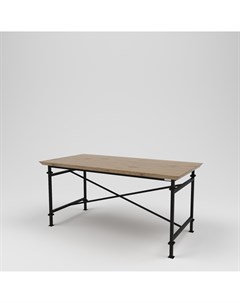 Стол обеденный лофт коричневый 160 0x75 0x80 0 см Kovka object