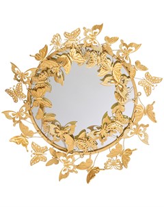Настенное зеркало гвендолин голд золотой 68x70x4 см Object desire