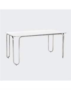 Обеденный стол bauhaus белый 160x75x80 см Woodi