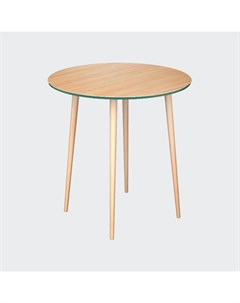 Обеденный стол спутник бирюзовый 74 см Woodi