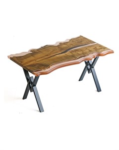 Обеденный стол коричневый 90 0x75 0x145 0 см Woodzpro
