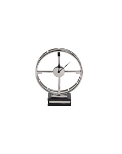 Часы настольные серебристый 38 см Garda decor