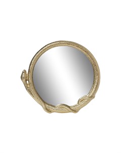 Зеркало декоративное змейка золотой 74x78x5 см Garda decor