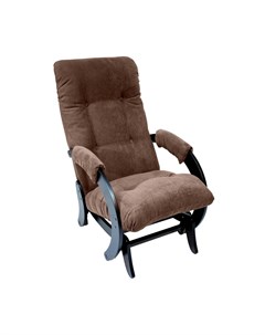 Кресло качалка глайдер montana коричневый 60x96x89 см Комфорт