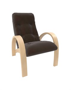 Кресло для отдыха comfort plus коричневый 79x95x72 см Milli
