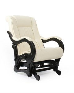 Кресло качалка глайдер dundi белый 69x98x100 см Комфорт