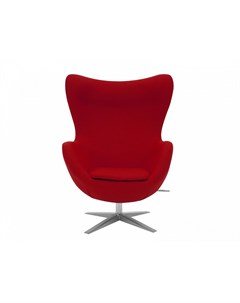 Кресло egg красный 81x110x69 см Ogogo