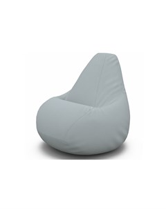 Кресло мешок kiwi серый 85x120x85 см Van poof