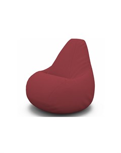 Кресло мешок kiwi красный 85x120x85 см Van poof