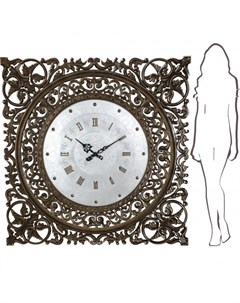 Настенные часы viktor бронзовый 150x150 см Inshape