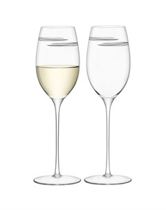 Набор бокалов для белого вина signature verso 2 шт прозрачный 25 см Lsa international