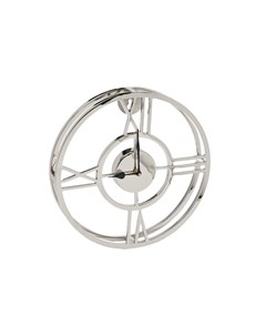 Часы настенные металлические круглые серебристый 30x30x5 см Garda decor