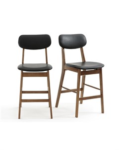 Комплект барных стульев watford черный 43x100x61 см Laredoute
