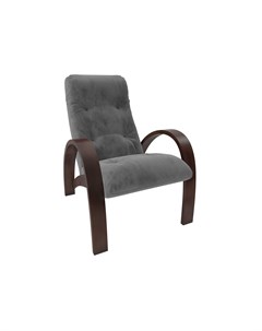 Кресло для отдыха серый 79x94x72 см Milli