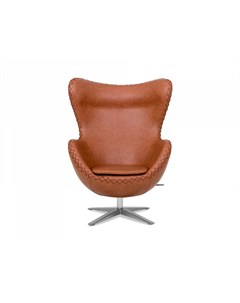 Кресло egg коричневый 81x110x69 см Ogogo