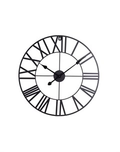 Часы настенные черный 57x57 см Garda decor