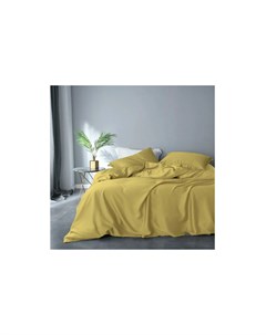 Комплект постельного белья 2 спальный gently curry желтый 43x10x32 см Elhomme