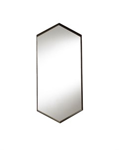 Зеркало настенное шестигранник 60 80 черный 60 0x80 0x3 0 см Ifdecor