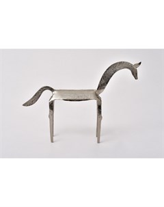 Статуэтка лошадь серебристый 26x20x5 см Abby décor