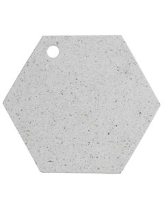 Доска сервировочная elements hexagonal серый 31x1x27 см Typhoon
