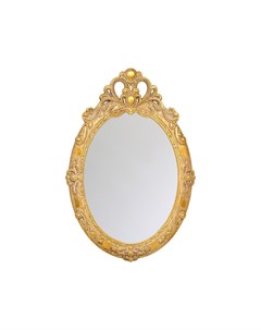 Настенное зеркало пальметто золотой 38 5x57 5x2 0 см Object desire